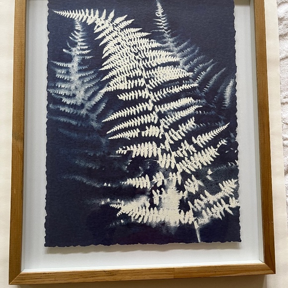 Threshold Framed Cyanotype Print - Picture 1 of 3